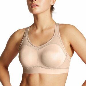 NWT Champion Women's The Distance Underwire 2.0 Sports Bra Beige 38-40 D/DD
